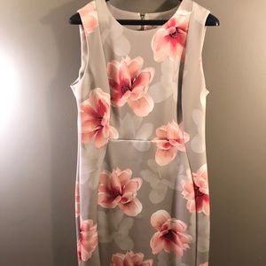 NWOT Calvin Klein Floral Dress